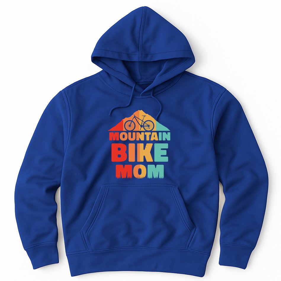 Mountain Bike Mom Mountainbike Mtb Cycling Biking Mother Cool Gift Hoodie