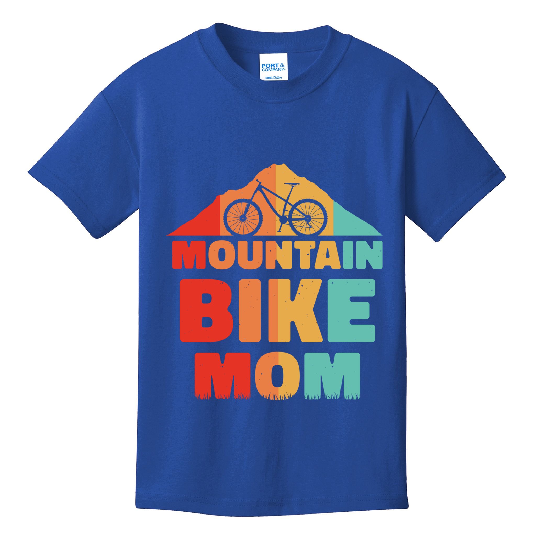 Mountain Bike Mom Mountainbike Mtb Cycling Biking Mother Cool Gift Kids T-Shirt