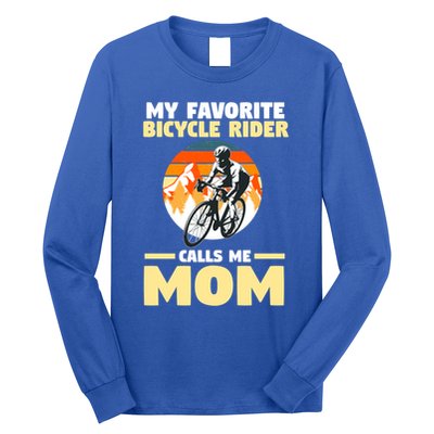 Mountain Biking Mom Mother Cyclist Bicycle Cycling Biking Funny Gift Long Sleeve Shirt