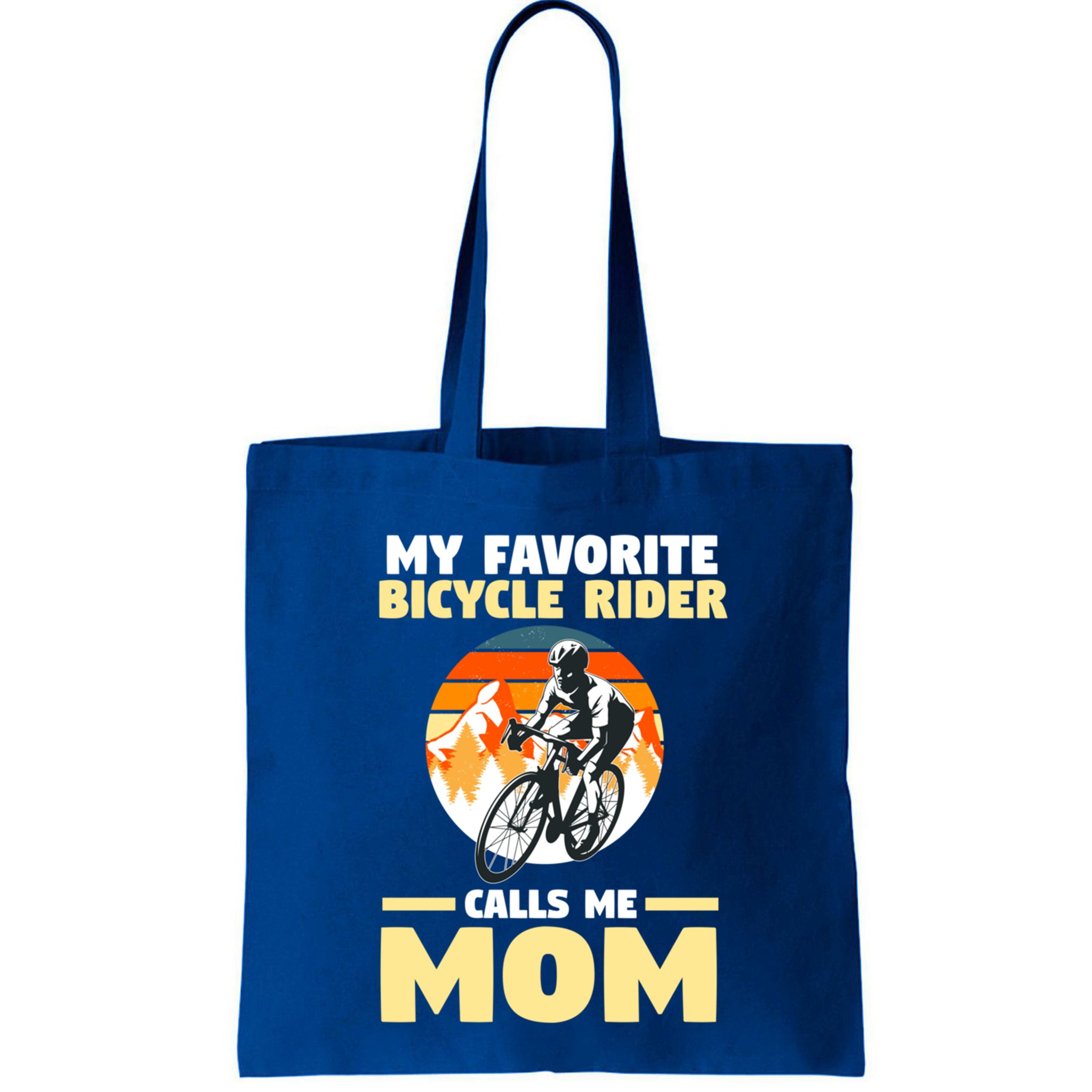 Mountain Biking Mom Mother Cyclist Bicycle Cycling Biking Funny Gift Bag