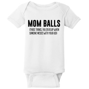 Mom Balls Baby Bodysuit