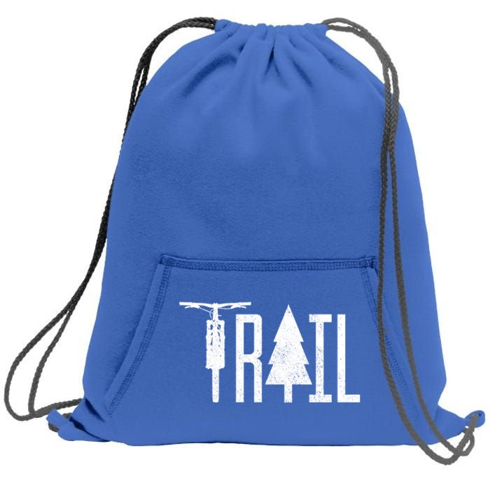 Mountain Bike Mtb Downhill Biking Cycling Trail Biker Gift Great Gift Sweatshirt Cinch Pack Bag