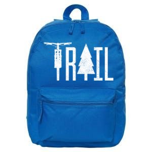 Mountain Bike Mtb Downhill Biking Cycling Trail Biker Gift Great Gift 16 in Basic Backpack