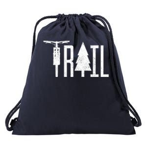 Mountain Bike Mtb Downhill Biking Cycling Trail Biker Gift Great Gift Drawstring Bag