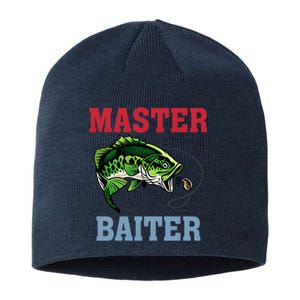 Master Baiter Master Baiter Meme Fishing Lover Sustainable Beanie