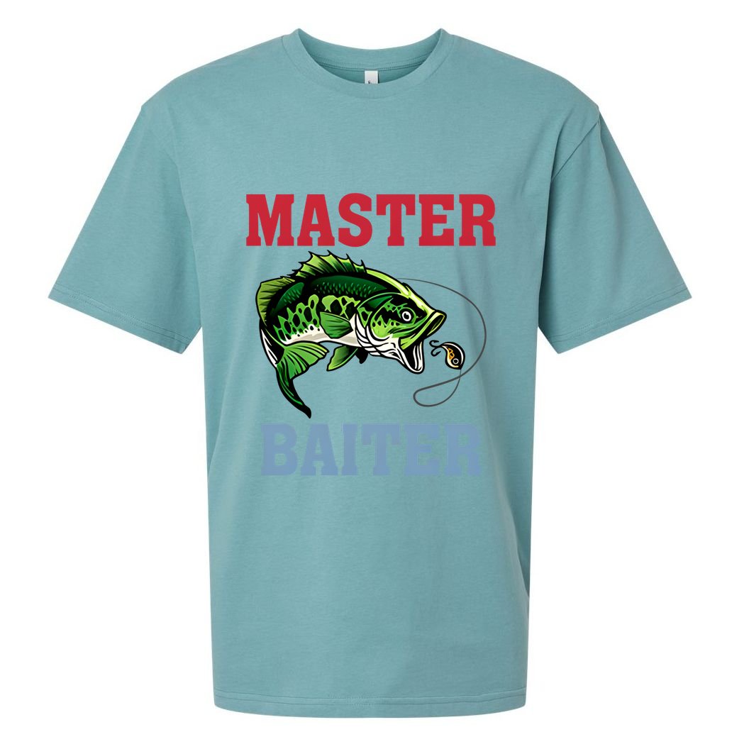 Master Baiter Master Baiter Meme Fishing Lover Sueded Cloud Jersey T-Shirt