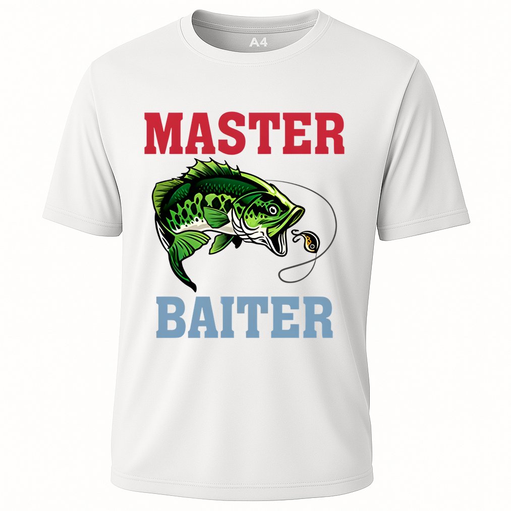 Master Baiter Master Baiter Meme Fishing Lover Cooling Performance Crew T-Shirt