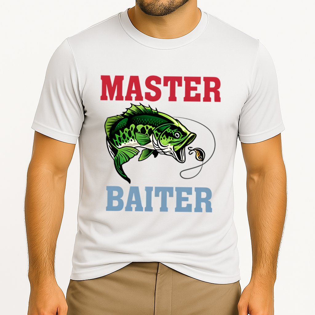 Master Baiter Master Baiter Meme Fishing Lover Cooling Performance Crew T-Shirt