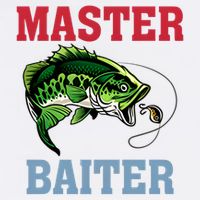Master Baiter Master Baiter Meme Fishing Lover V-Neck T-Shirt