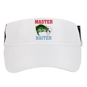 Master Baiter Master Baiter Meme Fishing Lover Adult Drive Performance Visor