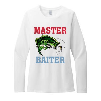 Master Baiter Master Baiter Meme Fishing Lover Womens CVC Long Sleeve Shirt