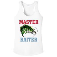 Master Baiter Master Baiter Meme Fishing Lover Ladies PosiCharge Competitor Racerback Tank