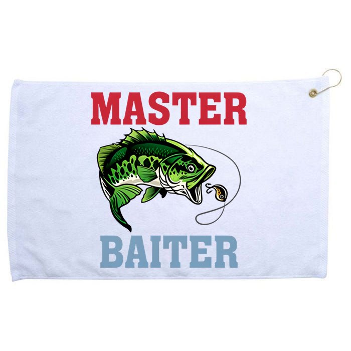 Master Baiter Master Baiter Meme Fishing Lover Grommeted Golf Towel