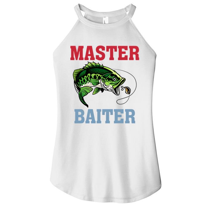 Master Baiter Master Baiter Meme Fishing Lover Women's Perfect Tri Rocker Tank