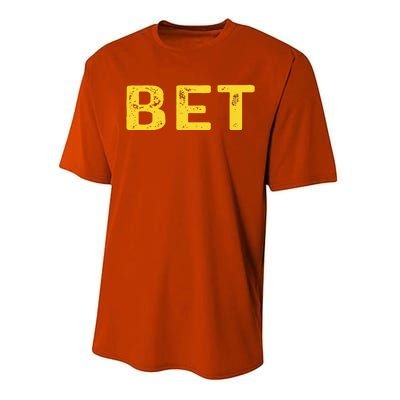 MICHIGAN BET  Performance Sprint T-Shirt