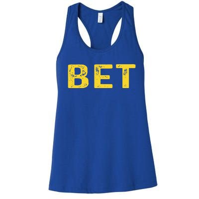 MICHIGAN BET  Women's Racerback Tank