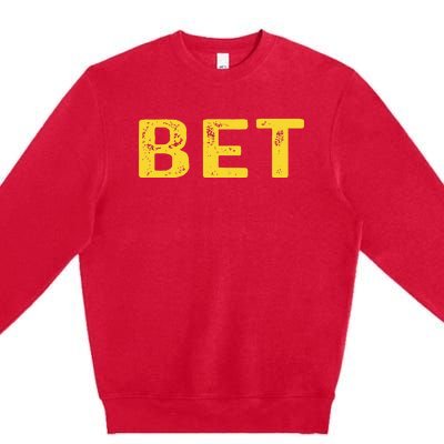 MICHIGAN BET  Premium Crewneck Sweatshirt