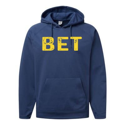 MICHIGAN BET  Performance Fleece Hoodie