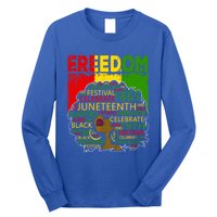 Melanin Black Magic Juneteenth Freedom Mom Cool Gift Long Sleeve Shirt