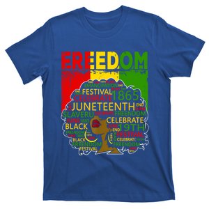 Melanin Black Magic Juneteenth Freedom Mom Cool Gift T-Shirt