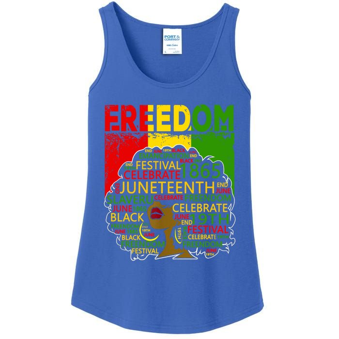 Melanin Black Magic Juneteenth Freedom Mom Cool Gift Ladies Essential Tank