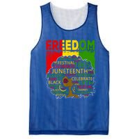 Melanin Black Magic Juneteenth Freedom Mom Cool Gift Mesh Reversible Basketball Jersey Tank