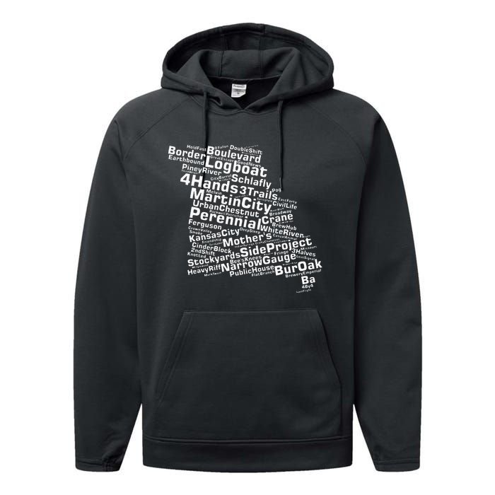 Missouri Breweries Performance Fleece Hoodie