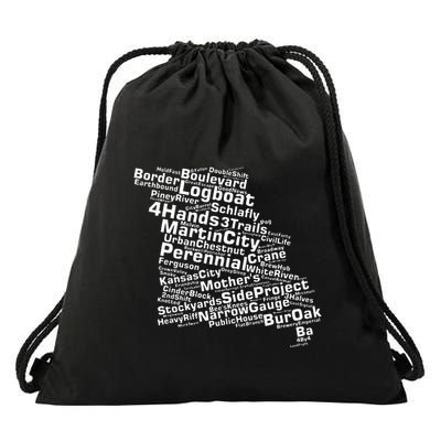 Missouri Breweries Drawstring Bag
