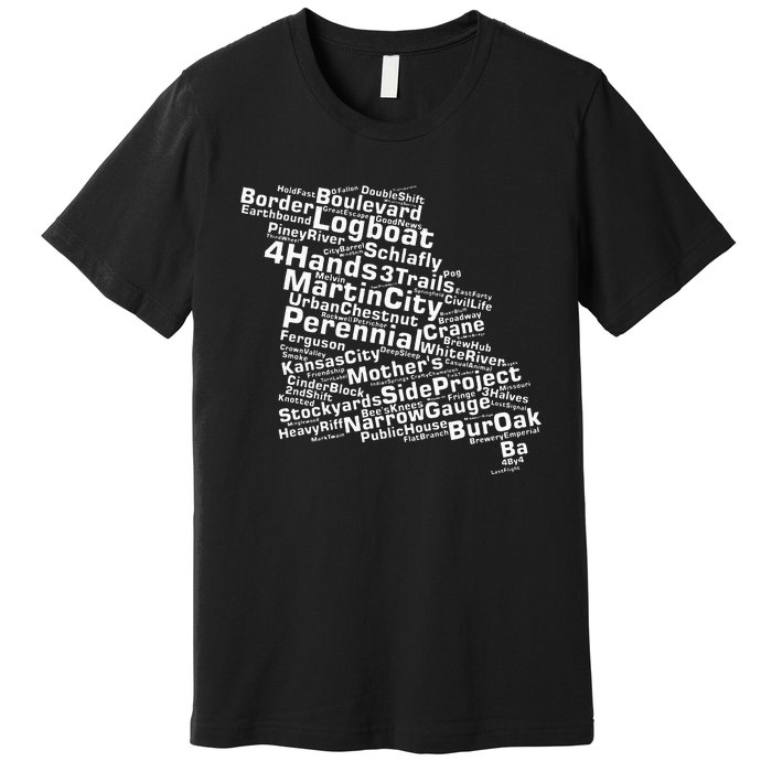 Missouri Breweries Premium T-Shirt