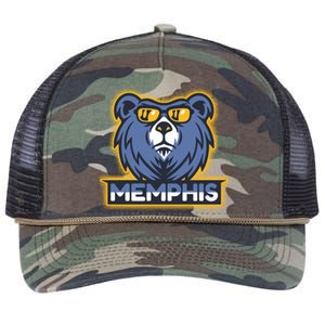 Memphis Basketball Retro Rope Trucker Hat Cap