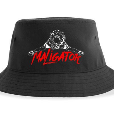 Maligator Belgian Malinois Hund Fun Sustainable Bucket Hat