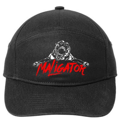 Maligator Belgian Malinois Hund Fun 7-Panel Snapback Hat