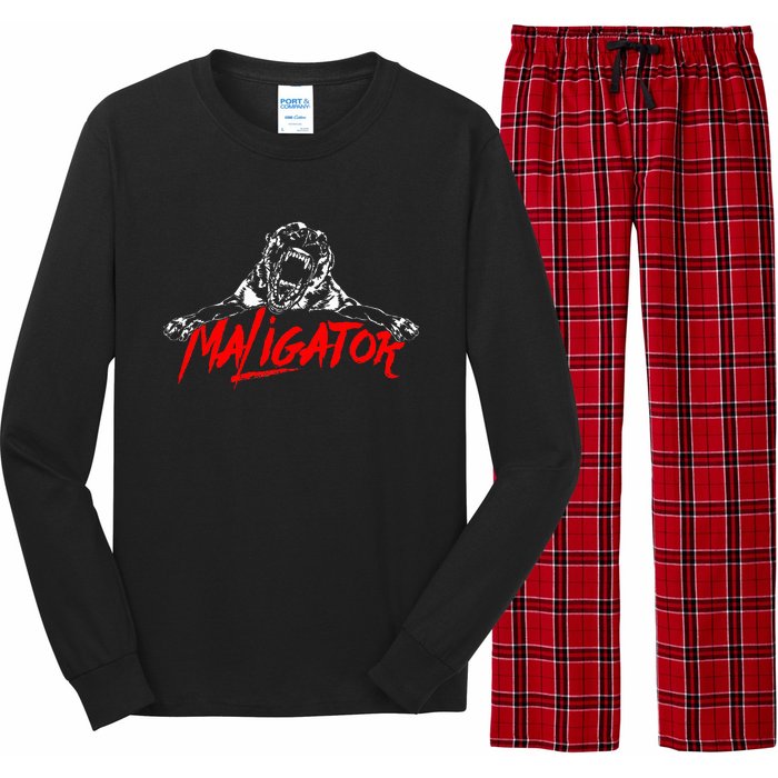 Maligator Belgian Malinois Hund Fun Long Sleeve Pajama Set