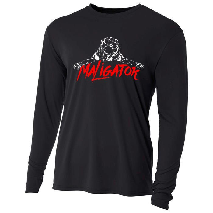 Maligator Belgian Malinois Hund Fun Cooling Performance Long Sleeve Crew