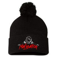 Maligator Belgian Malinois Hund Fun Pom Pom 12in Knit Beanie