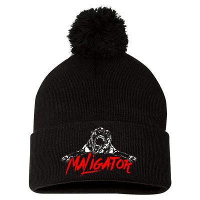 Maligator Belgian Malinois Hund Fun Pom Pom 12in Knit Beanie