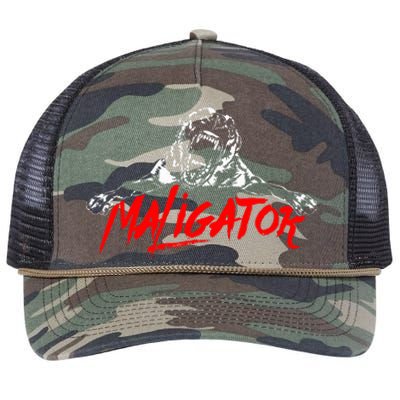 Maligator Belgian Malinois Hund Fun Retro Rope Trucker Hat Cap