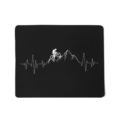 Mountain Biking Mtb Lover Cyclist Cycling Downhill Bike Mousepad