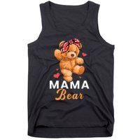 Mama Bear Mothers Day Cute Teddy Mom Momma Mommy Tank Top