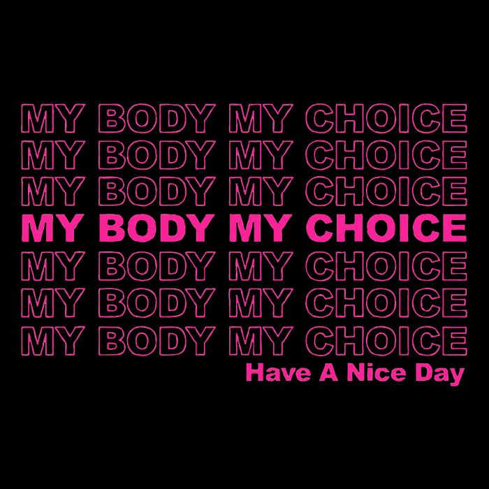 My Body My Choice Pro Choice Feminist 1973 Roe V Wade Drawstring Bag