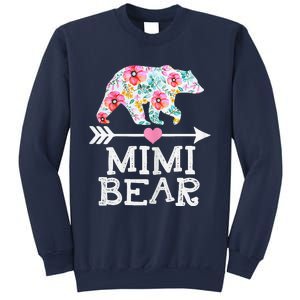 Mimi Bear Mom Grandma Floral Happy Mother's Day Tee Sweatshirt