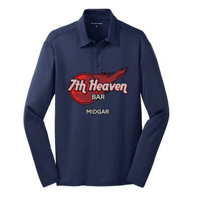 Midgar Bar Silk Touch Performance Long Sleeve Polo