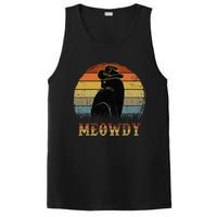 Mashup Between Meow And Howdy Black Cat PosiCharge Competitor Tank