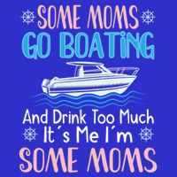 Moms Boating Mom Boat Captain Pontoon Sailor Cruising Gift 16 in Basic Backpack