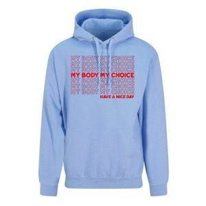 My Body My Choice Protect Roe 73 Abortion Right Unisex Surf Hoodie