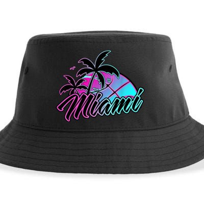 Miami Basketball Merch Gift Sustainable Bucket Hat