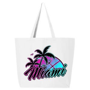 Miami Basketball Merch Gift 25L Jumbo Tote