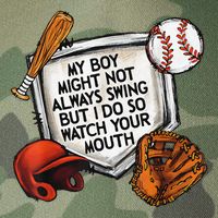 My Boy May Not Always Swing But I Do So Watch Your Mouth Legacy Tie Dye Trucker Hat