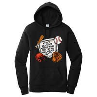 My Boy May Not Always Swing But I Do So Watch Your Mouth Women's Pullover Hoodie