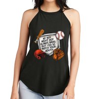 My Boy May Not Always Swing But I Do So Watch Your Mouth Women's Perfect Tri Rocker Tank